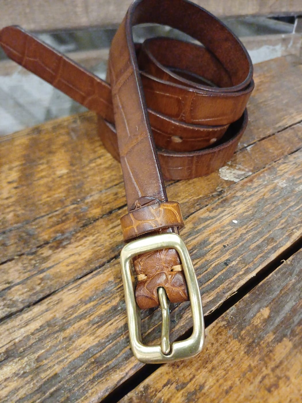 חגורת עור LUNA LEATHER